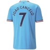 Manchester City Joao Cancelo 7 Matchtröjor Hemma Fotbollströja 2022-2023 Manchester City Joao Cancelo 7 Matchtröjor Hemma Fotbollströja 2022-2023